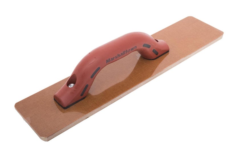 Marshalltown Resin Hand Float, 18 x 3-1/2 Inch, DuraSoft Handle, Laminated Canvas Resin, Concrete Tool, Easily Works Color Hardeners into Concrete, Square End, Concrete Tools, Made in USA, 4528D - Image 5